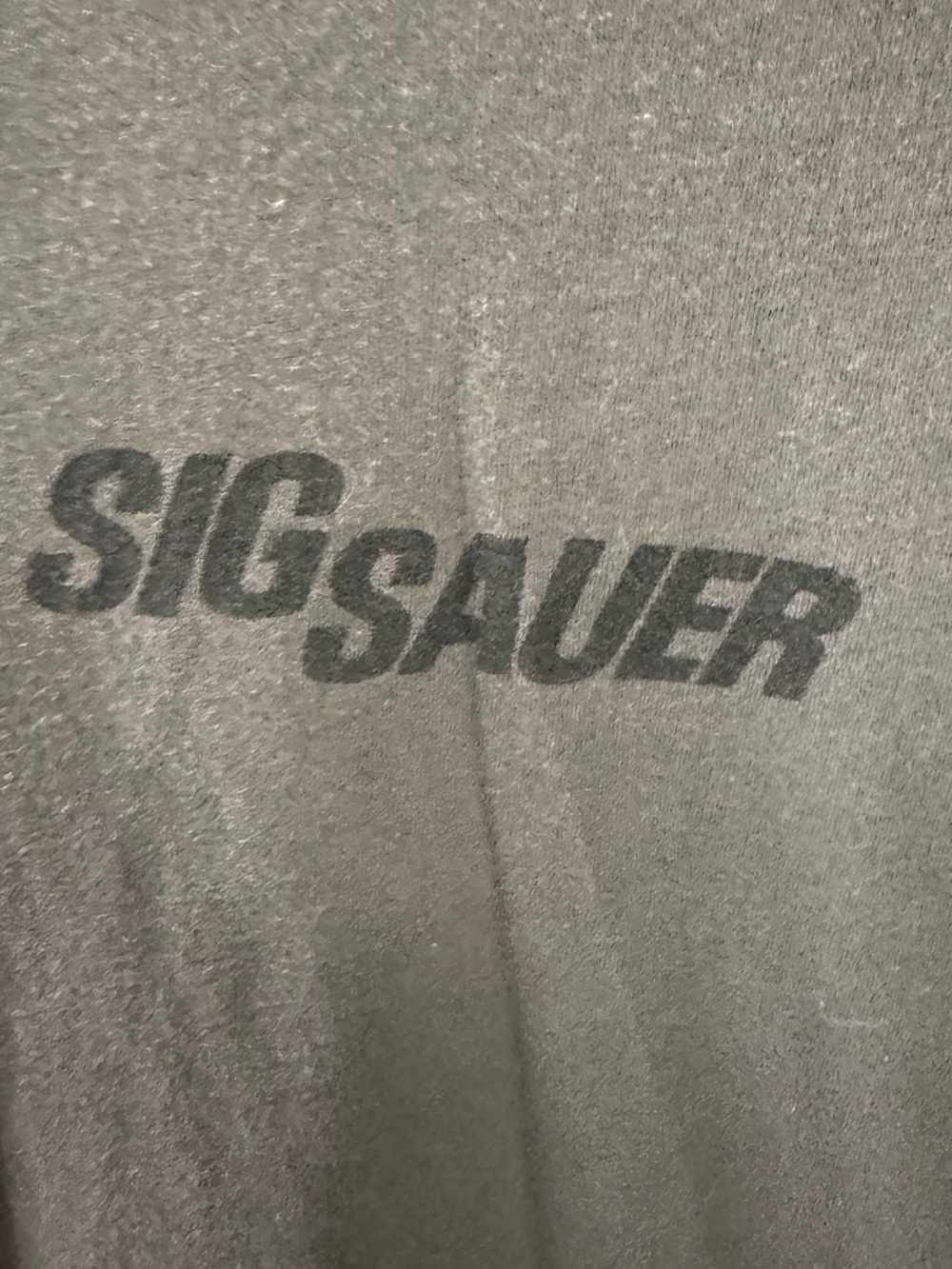 Sig Sauer Men's Gray Logo T‑Shirt 3XL - Picture 2 of 4